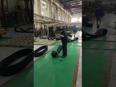 Đường cao su máy đào Yanmar 55 liên kết cho B50.2b / Vio45 400 X 75.5 X 74mm