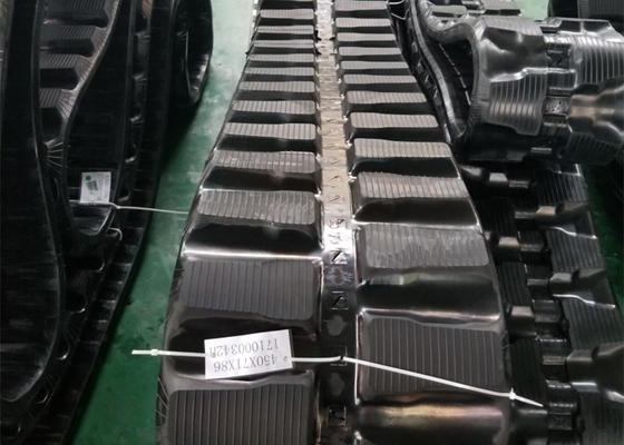 Excavator Goma TrackS 450 X 71 X 86 Liên kết cho KUBOTA / HANIX / HYUNDAI