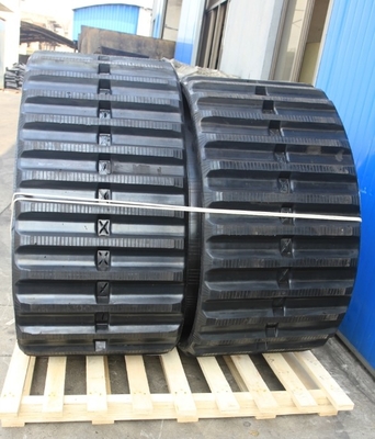 700x100x80 Đường đệm cao su tùy chỉnh cho máy móc xây dựng Morooka