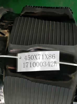 450x71x86 308BSR Excavator Goma Track Tổng chiều dài 71x86 6106mm