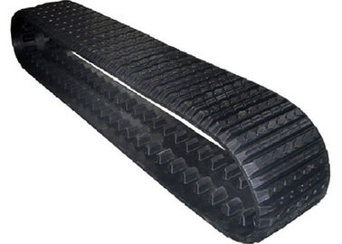 Màu đen Thiết bị nặng Đường mòn cao su, Chống ăn mòn Caterpillar Rubber Tracks
