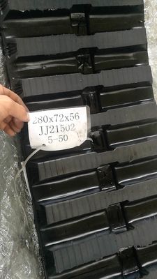 Đường cao su 280x72x64 Chiếc máy khoan Mini Excavator Đường cao su