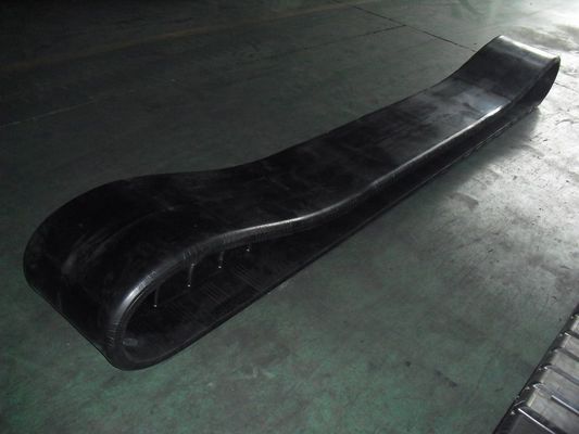 470x152.4x56 Mô hình mịn hoặc khắc PF6110 đường cao su Đường vỉa hè Đường vỉa hè Phần với 52 liên kết