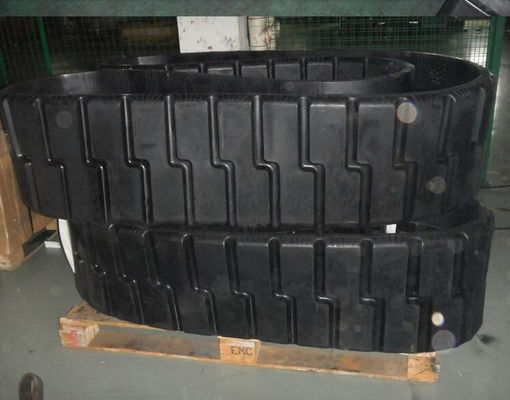 470x152.4x56 Mô hình mịn hoặc khắc PF6110 đường cao su Đường vỉa hè Đường vỉa hè Phần với 52 liên kết