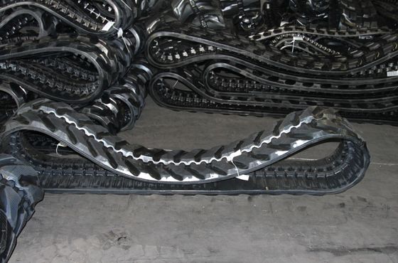 400x72.5x76W đường cao su máy đào cho máy móc xây dựng