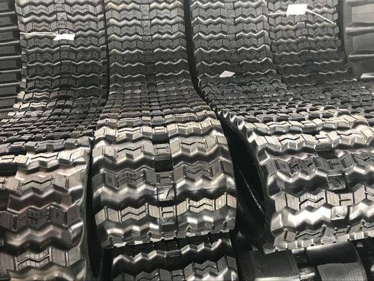 320x86x55/400x86x55/450x86x55 Zigzag Pattern Skid Steer Loader đường cao su