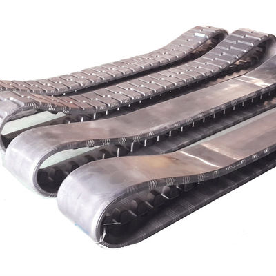 483x152.4x42 PF5510 Đường vỉa hè Máy xây dựng Chiếc xe cao su