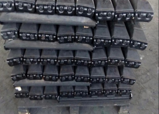 Bolt-On Tracked Pad Pad cao su cho máy đào Đường vỉa hè Máy xây dựng